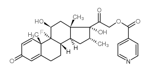 地塞米松异烟酸酯 结构式