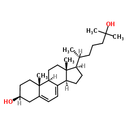 25-羟基-7-脱氢胆固醇 结构式