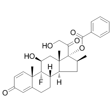 Betamethasone 17-benzoate 结构式