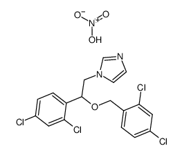 咪康唑硝酸盐 结构式