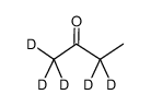 2-丁酮-1,1,1,3,3-d₅ 结构式