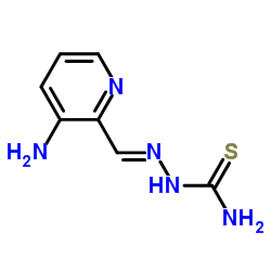[(3-氨基吡啶-2-基)亚甲基氨基]硫脲 结构式
