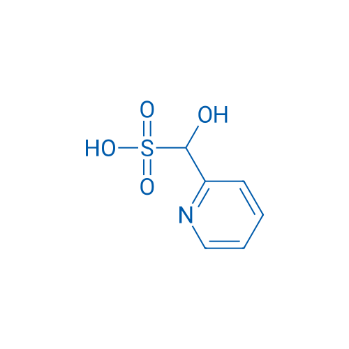 α-羟基-2-吡啶甲磺酸 结构式