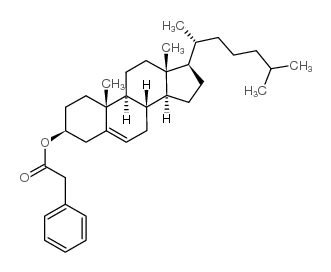 苯乙酸胆甾醇酯 结构式