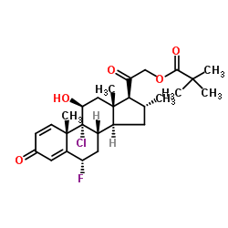 Clocortolone pivalate 结构式