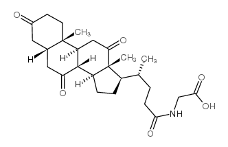 甘氨脱氢胆酸 结构式