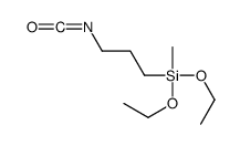 3-异氰酸丙酯基甲基二乙氧基硅烷 结构式