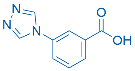 3-(4H-1,2,4-三唑-4-基)苯甲酸 结构式