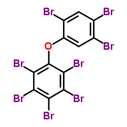 2,2',3,4,4',5,5',6-八溴联苯醚 结构式