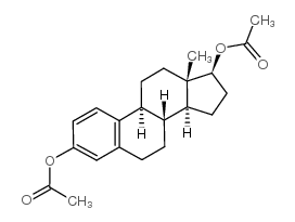 雌二醇二乙酸酯 结构式