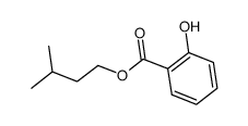 水杨酸异戊酯 结构式