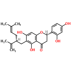 槐黄烷酮 G 结构式