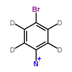 4-硝基溴苯-D4 结构式