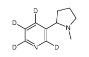 (±)-烟碱-D4 结构式