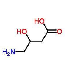 α-羟基-γ-氨基丁酸 结构式