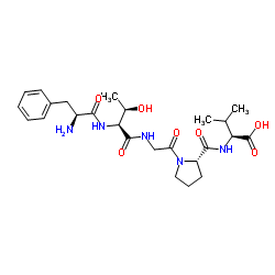 人[苏氨酸46]骨钙素(45-49) 结构式