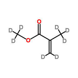 甲基丙烯酸甲酯-d₈ 结构式
