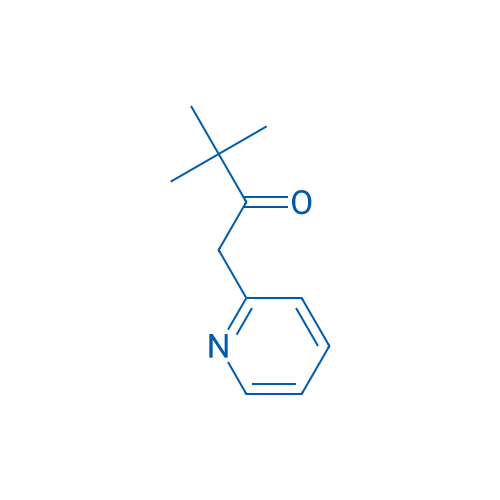 3,3-二甲基-1-吡啶-2-基丁烷-2-酮 结构式