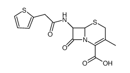 去乙酰氧基头孢噻吩 结构式