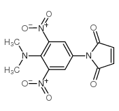N-(4-二甲基氨基-3,5-二硝基苯)马来酰亚胺 结构式