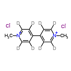 百草枯-d8二氯化物 结构式