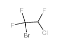 1-溴2-氯-1,1,2-三氟乙烷 结构式