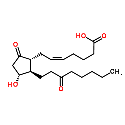 13,14-二氢-15-酮前列腺素E2 结构式