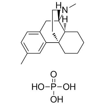 二甲啡烷磷酸盐 结构式