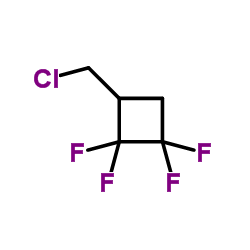 1-氯甲基-2,2,3,3-四氟环丁烷 结构式