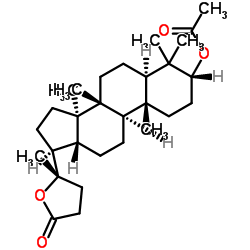 3-表南美楝羟基内酯 结构式