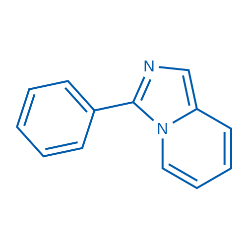 3-苯基咪唑并[1,5-a]吡啶 结构式