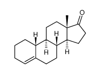 雌甾-4-烯-17-酮 结构式
