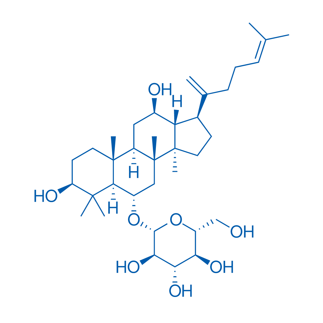 人参皂苷Rk3 结构式