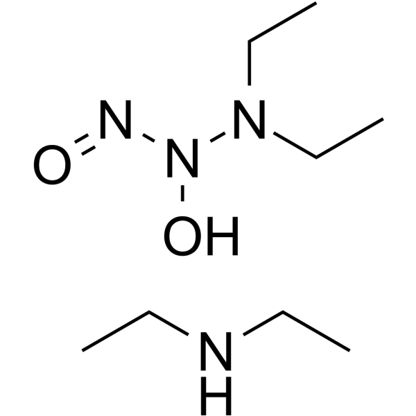 2-(N,N-二乙基氨基)-二氮烯-2-氧 二乙铵盐 结构式