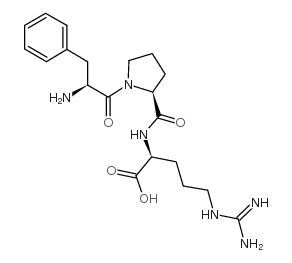 苯丙氨酰-脯氨酰-精氨酸 结构式