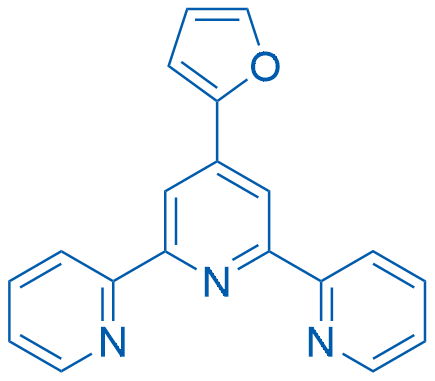4'-(呋喃-2-基)-2,2':6',2''-三联吡啶 结构式