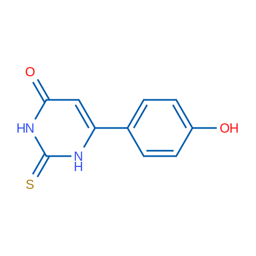 (5Z)-2-氨基-5-[(4-羟基苯基)亚甲基]-4(5H)-噻唑酮 结构式
