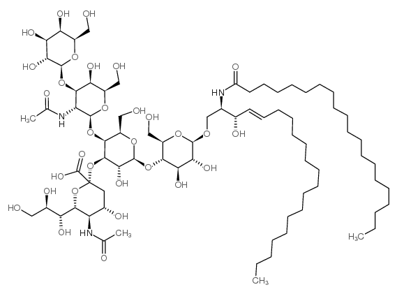 Ganglioside GM1 Sodium Salt (bovine brain) 结构式