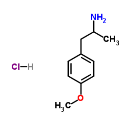 para-Methoxyamphetamine (hydrochloride) 结构式