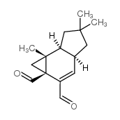 异绒白乳菇醛 结构式