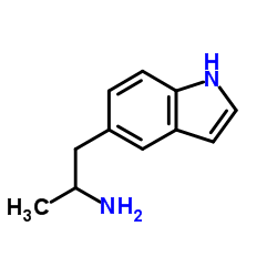 5-(2-氨基丙基)吲哚 结构式