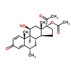 Fluorometholone Acetate 结构式