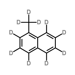 1-甲基萘-d₁₀ 结构式