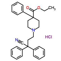 地芬诺酯盐酸盐 结构式