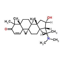 雀舌黄杨碱B 结构式