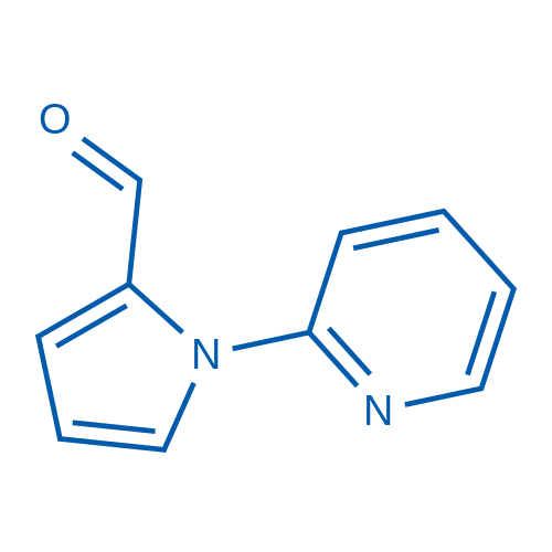 1-(吡啶-2-基)-1H-吡咯-2-甲醛 结构式