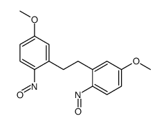 4-甲氧基-2-[2-(5-甲氧基-2-亚硝基苯基)乙基]-1-亚硝基苯 结构式