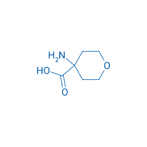 4-氨基四氢吡喃-4-甲酸 结构式