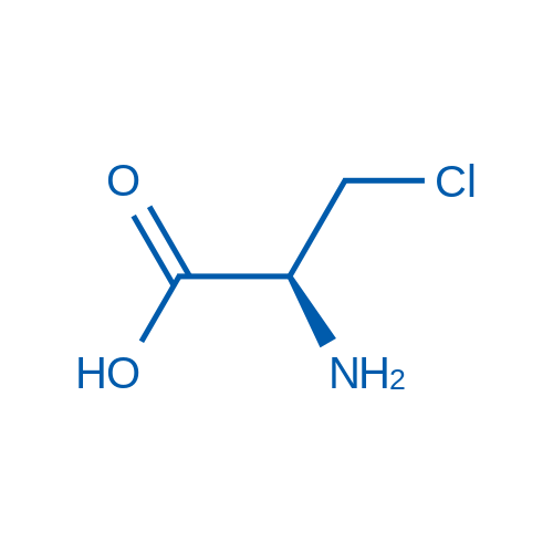 (S)-3-氯丙氨酸 结构式