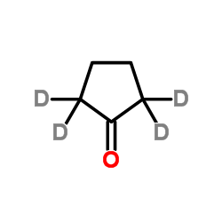 环戊酮-2,2,5,5-d4 结构式